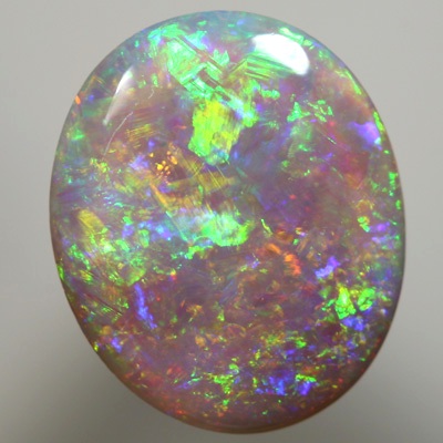 SOLID SEMI BLACK OPAL Chaff pattern with crisp, bright fire